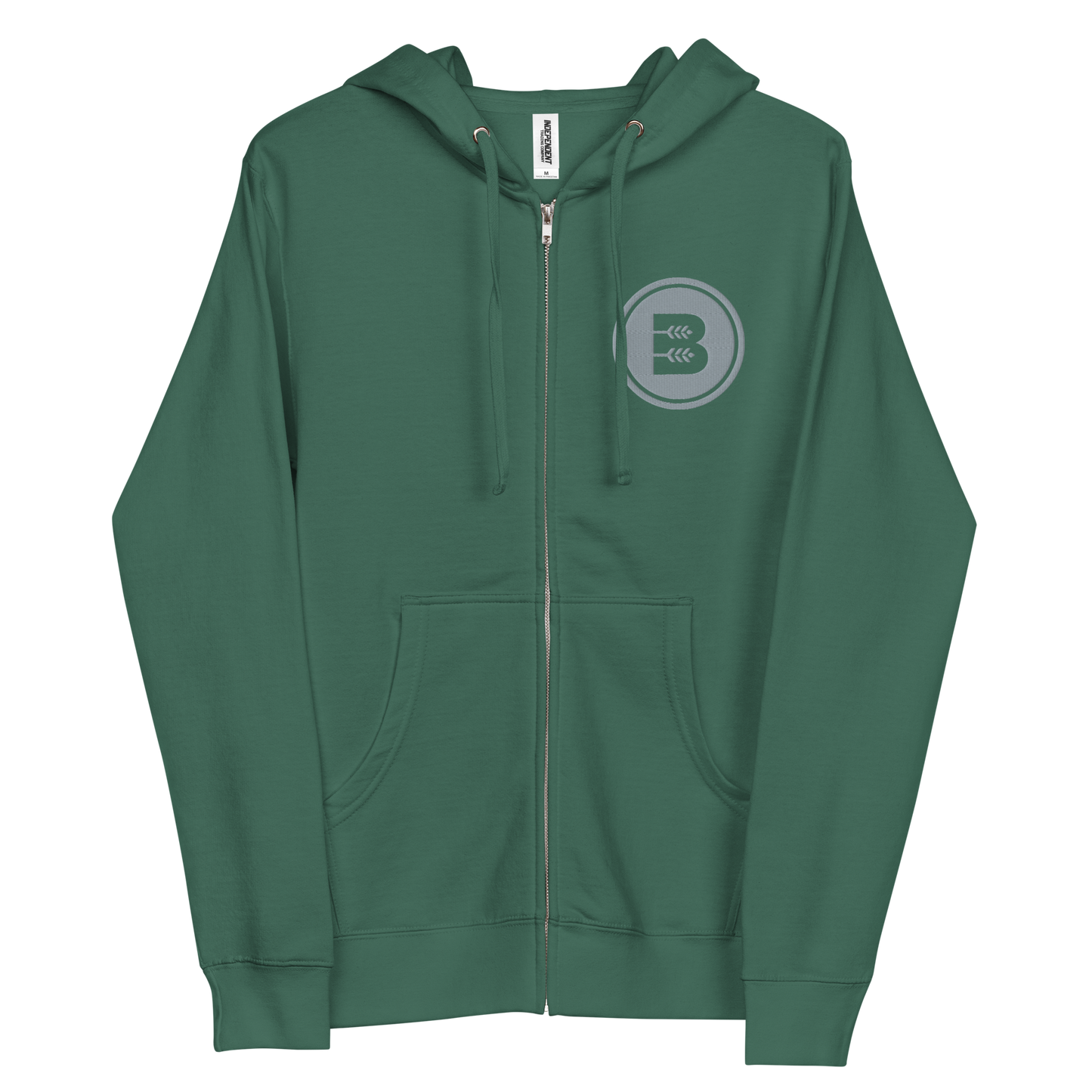 The Full Zip Embroidered Hoodie - Fancy!