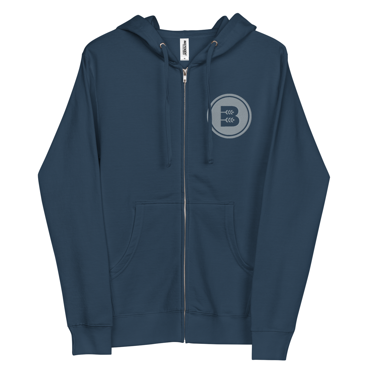 The Full Zip Embroidered Hoodie - Fancy!